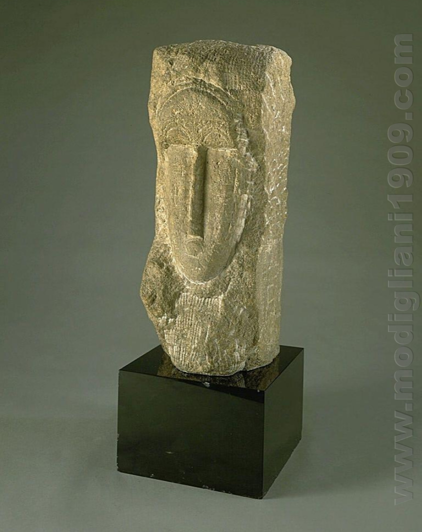 منحوتات موديلياني, 1909 - 1910, Hirshhorn Museum and Sculpture Garden Collection, Smithsonian Institution, Washington D.C.
